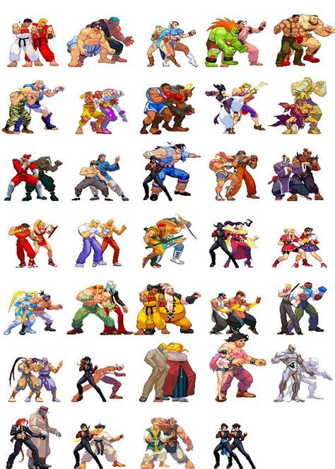 All Street Fighters sprites | fighting games | | Street fighter ...