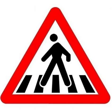 Red Zebra Cross Traffic Sign Board at best price in Nashik | ID ...