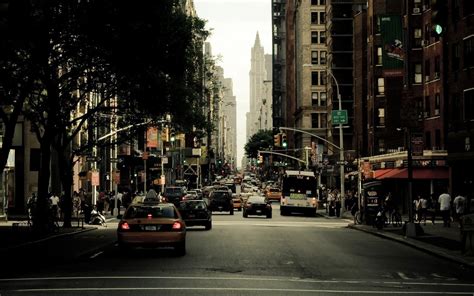 New York City Street Wallpaper - WallpaperSafari