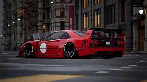 This Ferrari F40 Liberty Walk Body Kit Is Blasphemy But Gorgeous