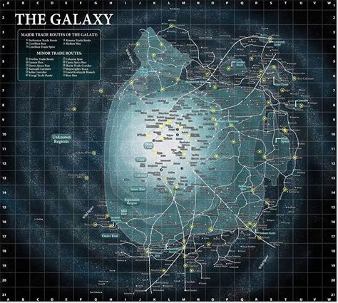 Map Of The Star Wars Galaxy - Campus Map