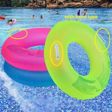 Summer New Fluorescent Inflatable Ring Swimming Circle Pool Floats ...