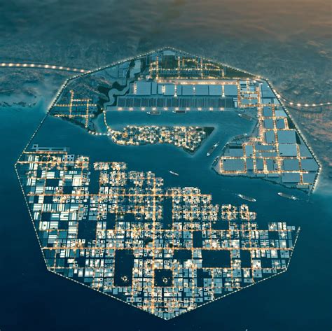 Saudi Arabia unveils plans for octagonal floating port city in Neom ...