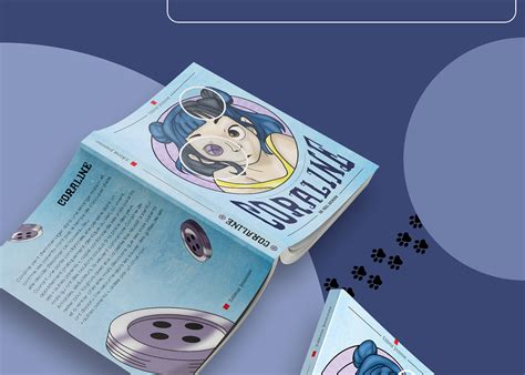 Reissue of Coraline - Neil Gaiman on Behance