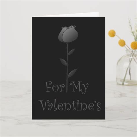 Gothic Valentine Greeting Card | Zazzle | Valentine greeting cards ...