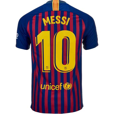 Nike Messi Barcelona Home Jersey - Youth 2018-19 - SoccerPro