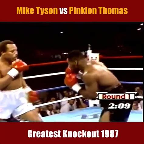 Greatest Knockout - Mike Tyson vs Pinklon Thomas Highlights 1987 ...