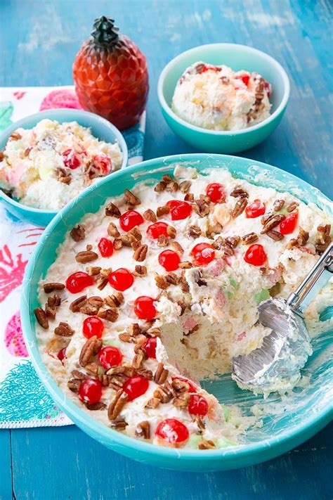 Hawaiian Cheesecake Fluff Dessert Salad | The Kitchen Magpie | Fluff ...