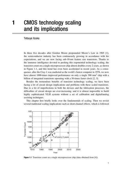 CMOS technology scaling and its implications (Chapter 1) - Digitally ...