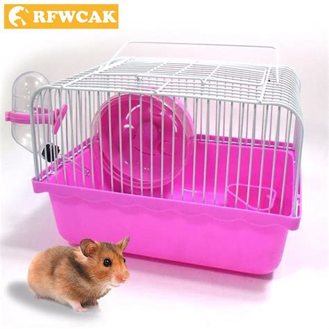 RFWCAK High Quality Pet Hamster Cage Portable Small Pet Cage Nest Cute ...