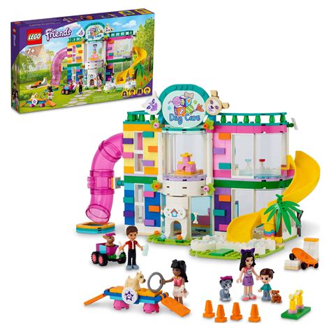 LEGO Friends Dog Daycare Center 41718, Birthday Gift for Kids 7 ...