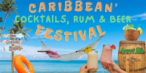 Caribbean Beer, Cocktails & Rum Festival - August Allmenus