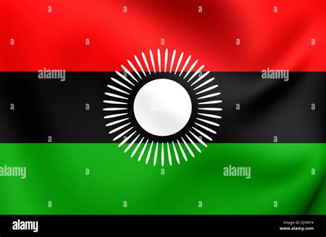 Flag of Malawi (2010-2012). Close Up Stock Photo - Alamy