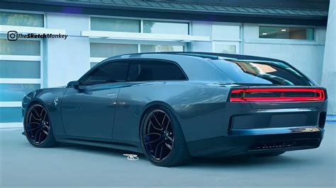 Dodge Charger Daytona SRT EV Concept Reimagined As Modern-Day Magnum