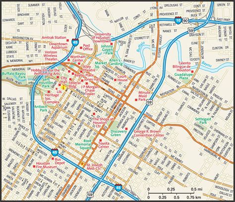 Houston Map - Guide to Houston, Texas