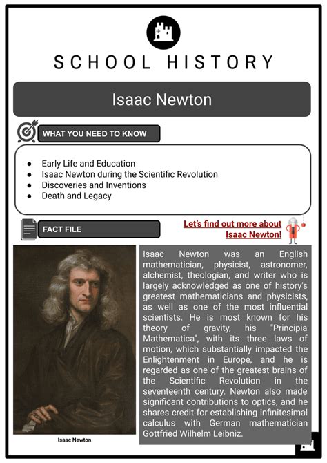 Isaac Newton As A Child