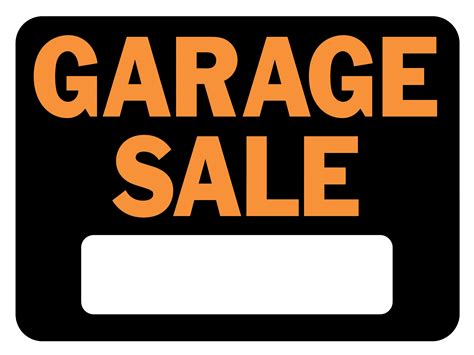 Printable Garage Sale Sign