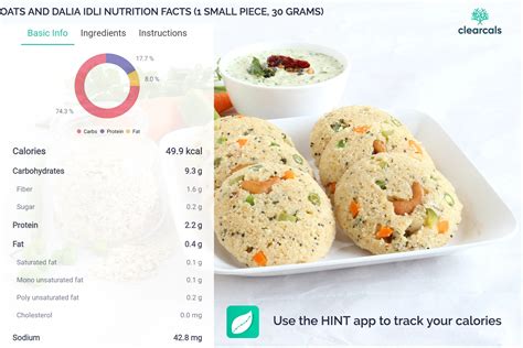 Idli Calories, Nutrition And Health Benefits, 51% OFF