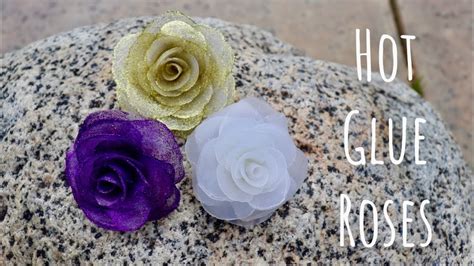 DIY Hot Glue Roses ♥︎ - YouTube