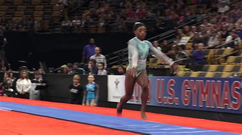 Simone Biles - Vault 1 – 2018 U.S. Gymnastics Championships – Senior ...