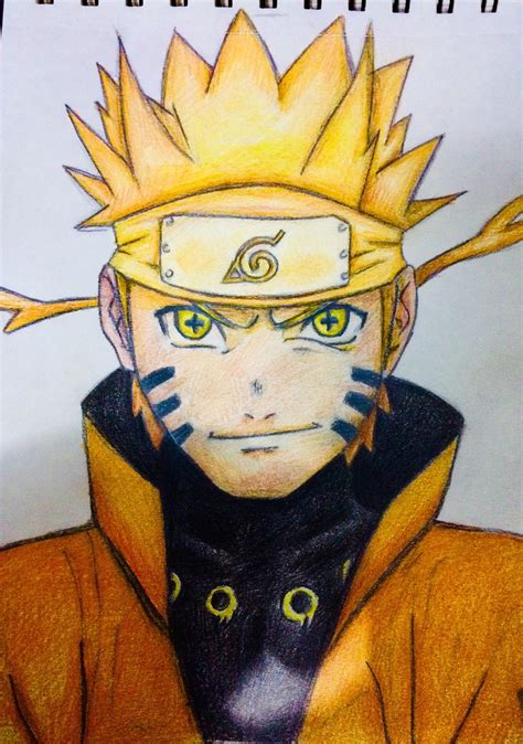 Sketch of naruto in kurama mode : r/Naruto