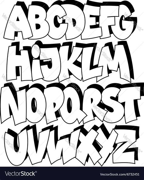 Alphabet Cartoon Font