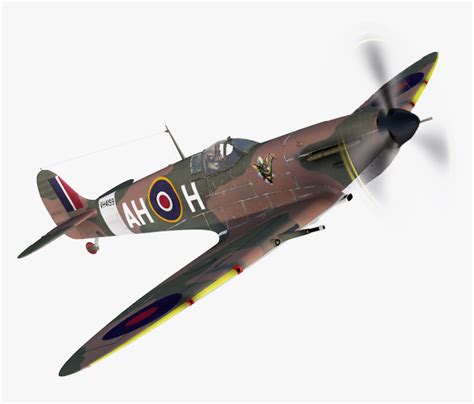 Flying Spitfire Png, Transparent Png - kindpng