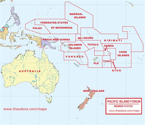 South pacific islands, Micronesia, South pacific