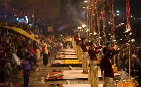 Images: Aarti at the Banaras ghats - Photos News , Firstpost