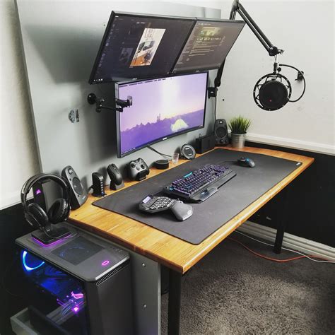 I've done some upgrading since.my last post | Home office setup, Gaming ...