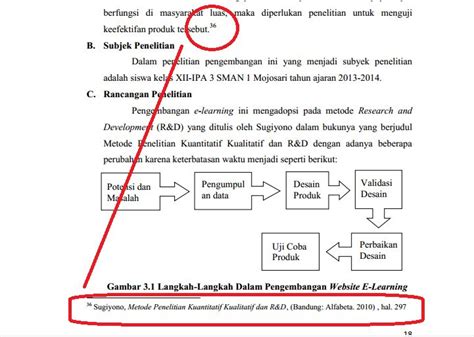 Contoh Skripsi Yang Menggunakan Catatan Kaki