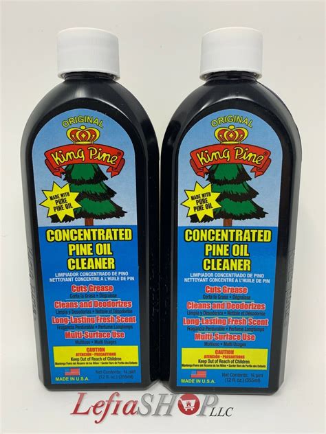 2 X KING PINE Concentrated Pine Oil Cleaner – Multi-Surface Cleaner ...