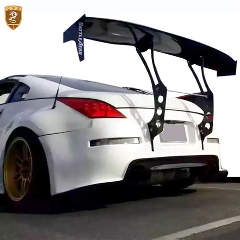 CSSYL Real Carbon fiber GT Wing Rear Spoiler Universal Auto Rear Trunk ...