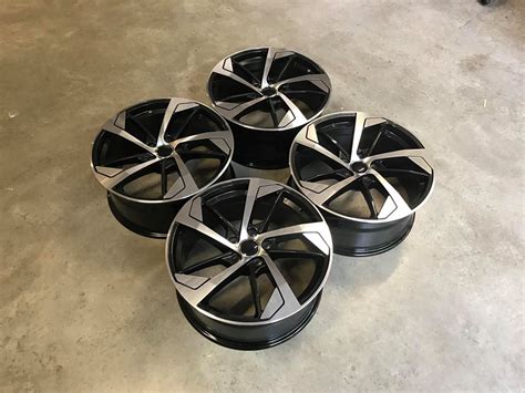 19″ 2018 Audi RS5 Style Wheels – Gloss Black / Machined – CMWheels