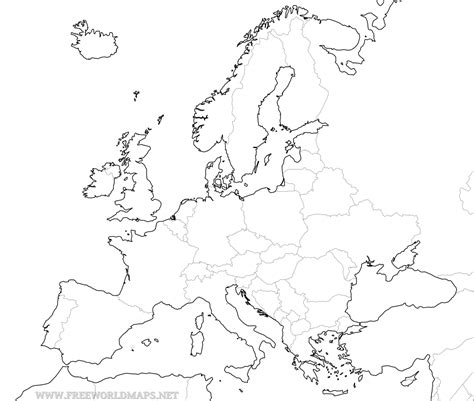 frasier labarbera: Blank map of Europe in 1648