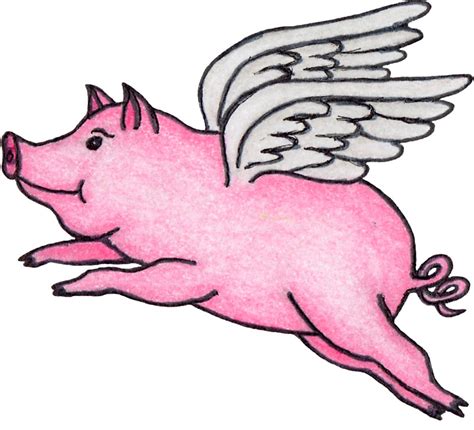 Flying Pig Clipart | Free download on ClipArtMag