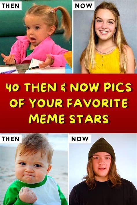 Meme People Then And Now