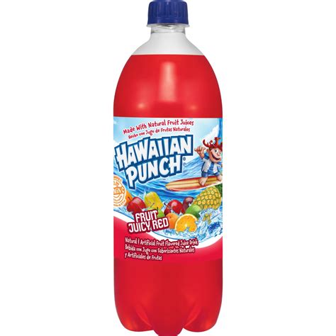 Hawaiian Punch Fruit Juicy Red Juice Drink, 1 L - Walmart.com - Walmart.com