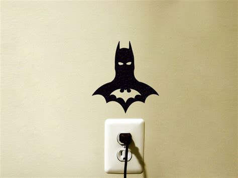 Batman Wall Sticker - Superheros Wall Decal - Mirshka Studio