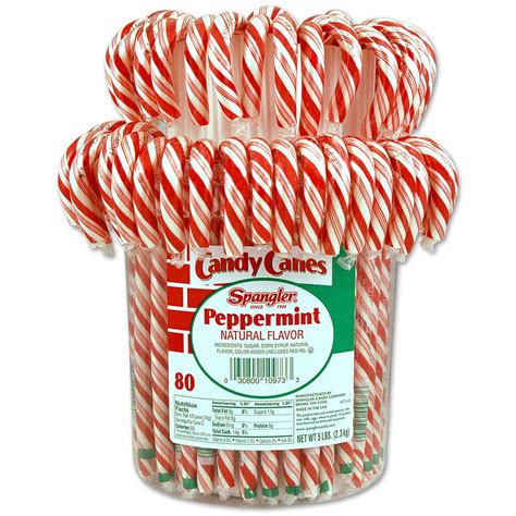 Candy Canes Peppermint - 80ct Tub – CandyDirect