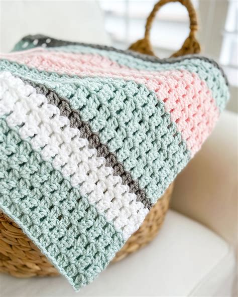 Double Crochet Cluster Stitch Blanket Modern Crochet Blanket - Etsy