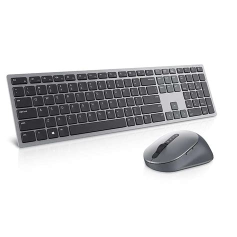 Dell KM7321W Ergonomic Full-size Premier Multi-Device Wireless Keyboard ...