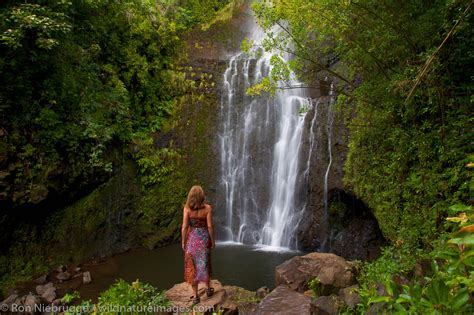 Wailua Falls, near Hana, Maui, Hawaii | Photos by Ron Niebrugge