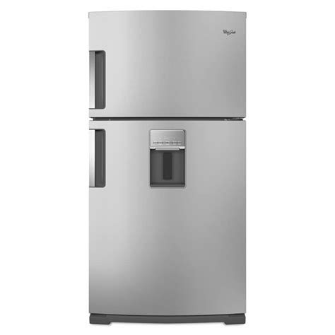 Whirlpool 21.2-cu ft Top-Freezer Refrigerator with Single Ice Maker ...