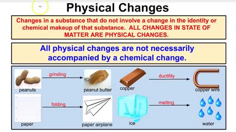 Physical vs. Chemical Changes | Jacksonville High