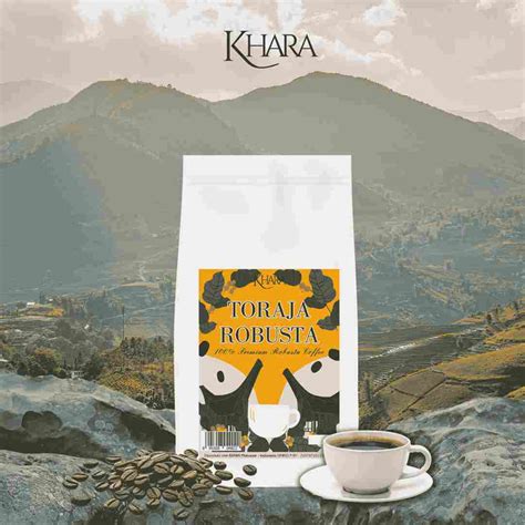 Jual Biji Kopi Bubuk Robusta Toraja / Robusta Coffee Bean 250gr - Khara ...