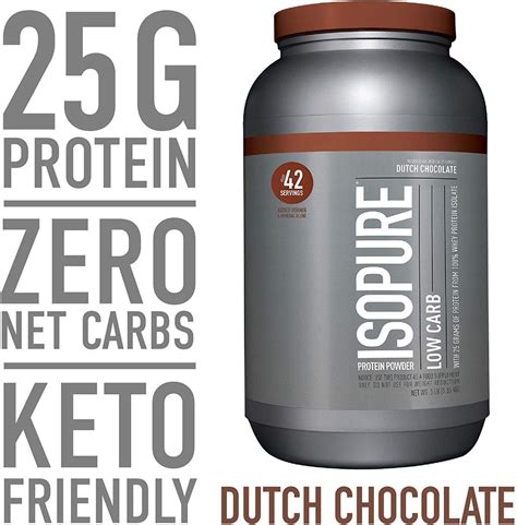 Nature’s Best, Isopure, Low Carb Protein Powder, 3lb (1.4 Kg) | Zone ...