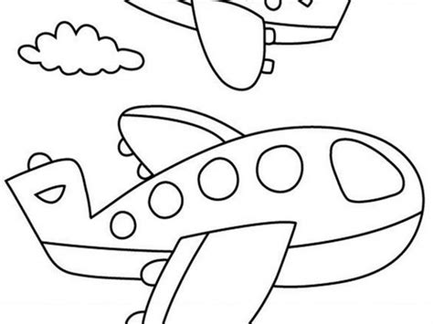 Free & Easy To Print Airplane Coloring Pages - Tulamama