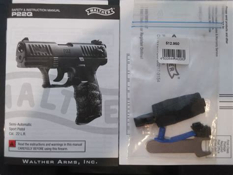 WTS P22Q manual and accessories | Walther Forums