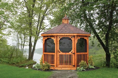 Wood Octagonal Gazebos » North Country Sheds